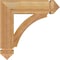 Ekena Millwork Thorton Arts & Crafts Rough Sawn Bracket, Western Red Cedar, 4"W x 18"D x 18"H BKT04X18X18THR03RWR - alternate 2